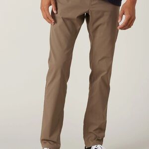 686 Men's Everywhere Eco pant - slim fit, Tobacco brown